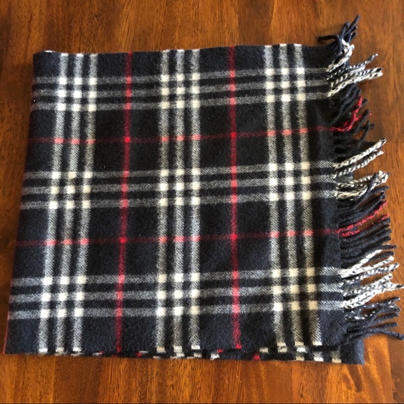 Burberry London black plaid scarf - Picture 1 of 4